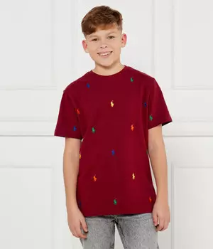 Футболка Polo Ralph Lauren Regular Fit, бургундия