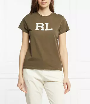 Футболка POLO RALPH LAUREN regular fit, цвет cachi