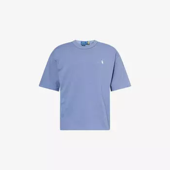 Футболка Polo Ralph Lauren с логотипом на спине, синий