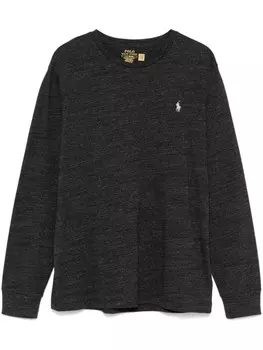 Футболка Polo Ralph Lauren с меланжевым эффектом, серый