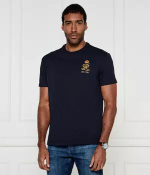 Футболка Polo Ralph Lauren с мини принтом, синий