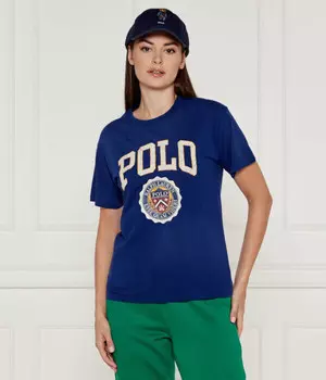 Футболка Polo Ralph Lauren с объемным логотипом, синий