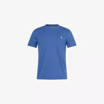 Футболка Polo Ralph Lauren с вышитым логотипом, синий