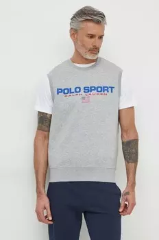 Футболка Polo Ralph Lauren, серый