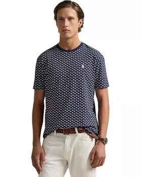 Футболка Polo Ralph Lauren Short Sleeve Animated Tees - Classic, цвет Spring Navy Hether Thistle