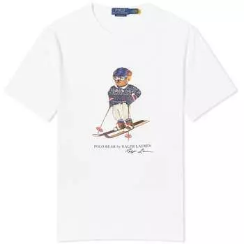 Футболка Polo Ralph Lauren Ski Bear, белый