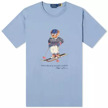 Футболка Polo Ralph Lauren Ski Bear, цвет Channel Blue