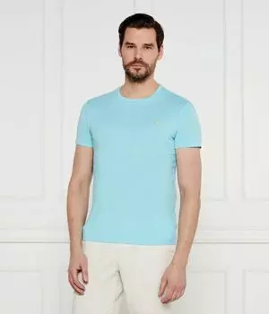 Футболка Polo Ralph Lauren Slim Fit, голубой