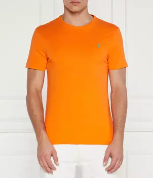 Футболка POLO RALPH LAUREN Slim Fit, оранжевый