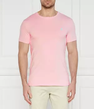 Футболка POLO RALPH LAUREN Slim Fit, пудрово-розовый