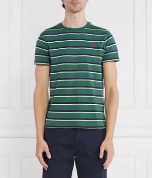 Футболка Polo Ralph Lauren Slim Fit, зеленый