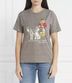 Футболка POLO RALPH LAUREN TRI BLEND Regular Fit, серый