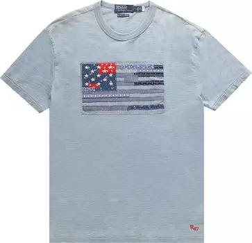 Футболка Polo Ralph Lauren Uneven Jersey T-Shirt 'Light Indigo', синий