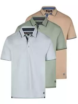 Футболка поло riverso , разноцветный