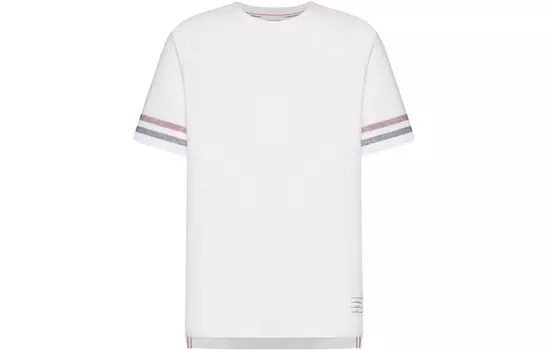 Футболка-поло с коротким рукавом Thom Brown Thom Browne, белый