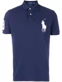 Футболка-поло с логотипом POLO RALPH LAUREN, синий