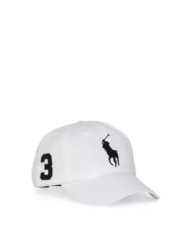 Бейсболка с логотипом Ralph Lauren, белый