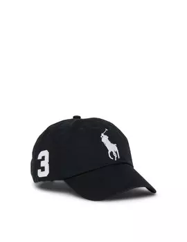 Бейсболка с логотипом Ralph Lauren, цвет Black Red