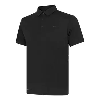 Футболка поло с логотипом тренировочная рубашка поло Li-Ning, черный