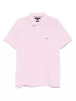 Футболка-поло с нашивкой-логотипом Tommy Hilfiger, розовый