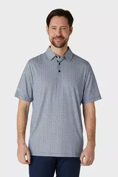 Футболка поло с принтом по всей поверхности Callaway Apparel, синий