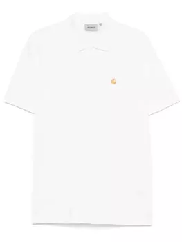 Футболка-поло с вышитым логотипом Carhartt WIP, белый