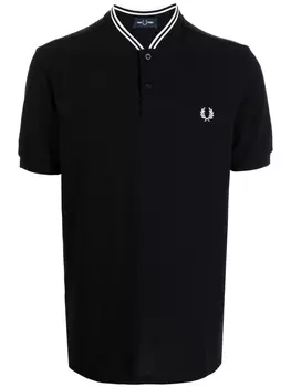 Футболка поло с вышитым логотипом Fred Perry, черный