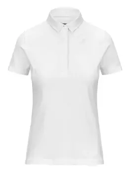 Футболка-поло с вышитым логотипом K-Way Amedea, белый