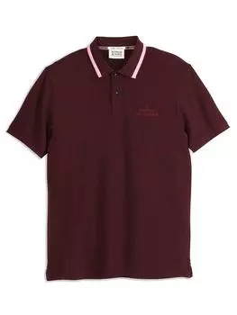 Футболка поло Scotch & Soda, бордовый