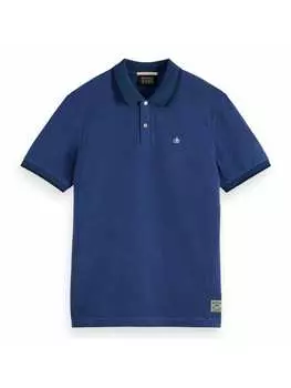 Футболка поло Scotch & Soda, темно-синий