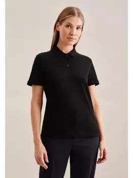 Футболка поло Seidensticker, черный