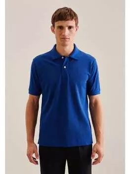 Футболка поло Seidensticker, цвет mittelblau