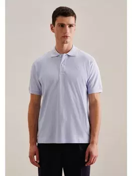 Футболка поло Seidensticker, светло-синий