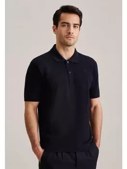 Футболка поло Seidensticker, темно-синий