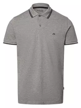 Футболка поло Selected, серый