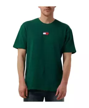 Футболка Поло со значком Tommy Jeans, зеленый
