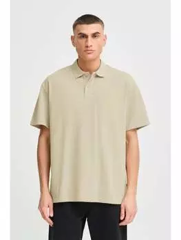 Футболка поло !SOLID, бежевый