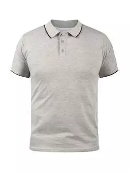 Футболка поло !SOLID, серый
