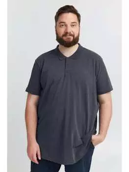 Футболка поло !SOLID, синий