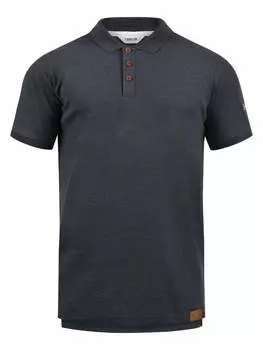 Футболка поло !SOLID, синий