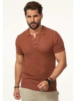 Футболка поло SOULSTAR, коричневый