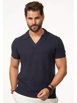 Футболка поло SOULSTAR, темно-синий