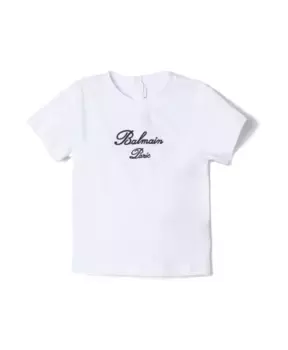 Футболка Поло ss24 Balmain, белый