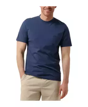 Футболка поло стильный макет Genti, синий