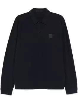 Футболка-поло Stone Island из хлопка с нашивкой Ghost, синий