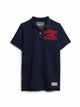 Футболка поло Superdry, темно-синий