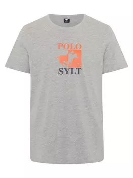Футболка Polo Sylt, пестрый серый