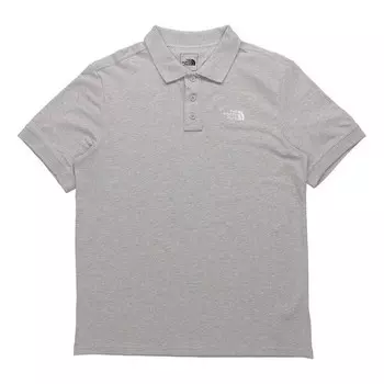 Футболка polo t-shirts 'grey' The North Face, серый