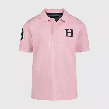 Футболка-поло Tommy Hilfiger Little Kids' H Polo, розовый