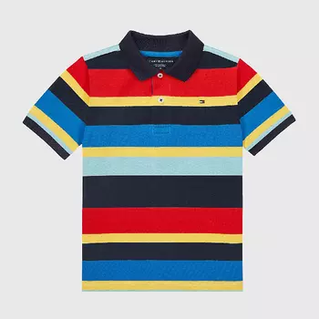 Футболка-поло Tommy Hilfiger Stripe, мультиколор